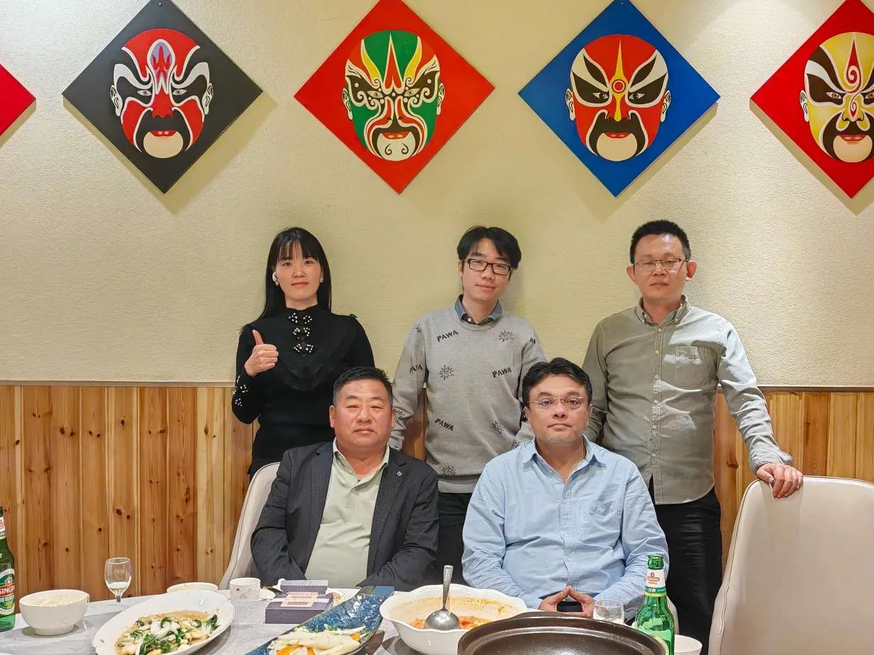 Oli suur rõõm tervitada meie India partnereid tehases