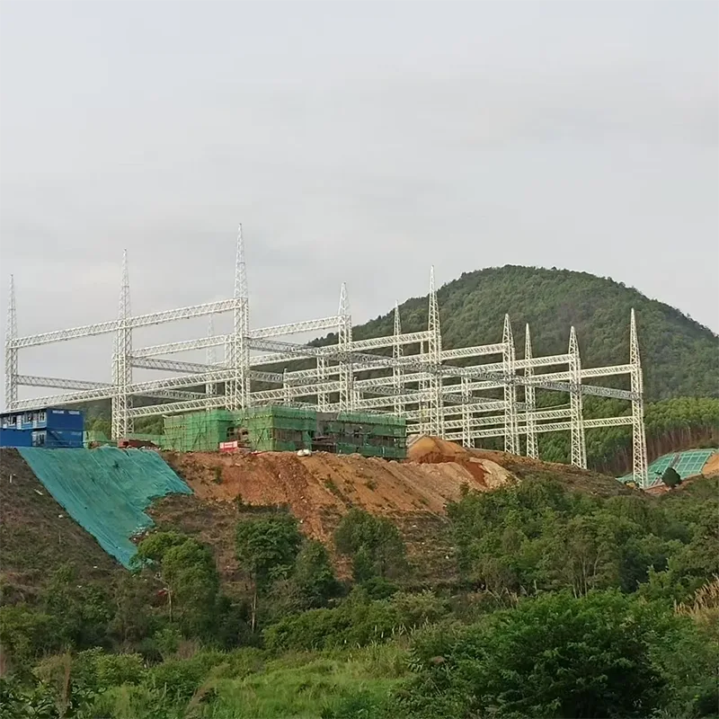 Elektriülekande alajaama teraskonstruktsioonid